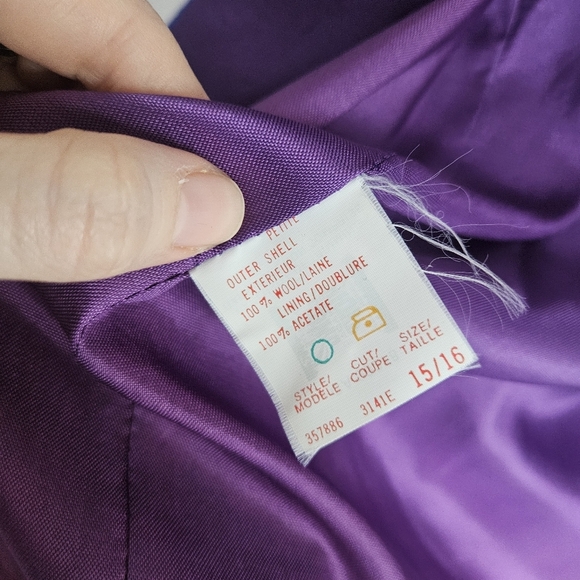 Vintage White Stag 100% Virgin Wool Blue Blazer With Union Tag - Picture 4 of 11